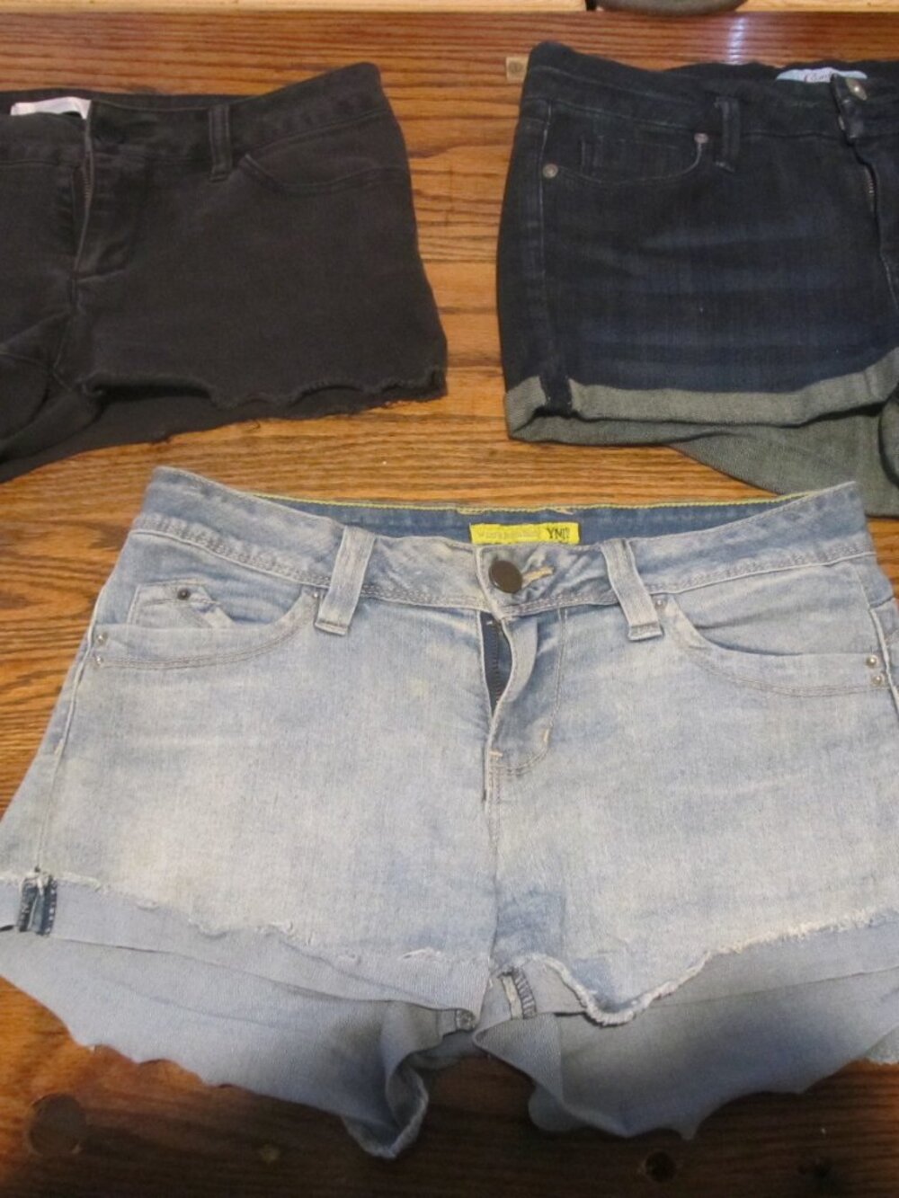 Size 7 Denim Shorts Mix Lot Y2K